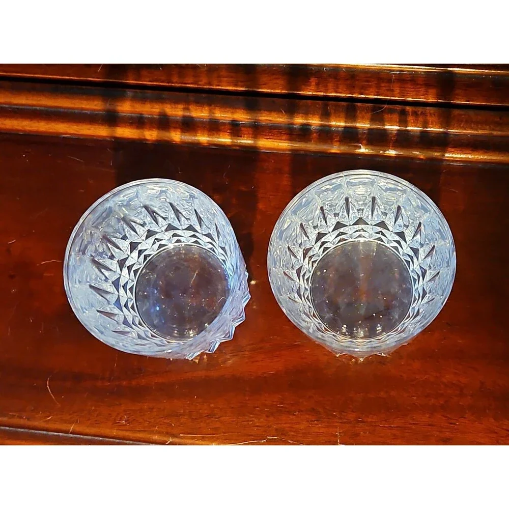 Set Of 2 Vintage Cristal D’Arques Tuilleries Villandry Old Fashioned Glasses